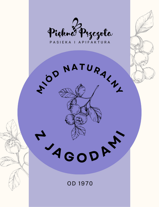 Miód z jagodami